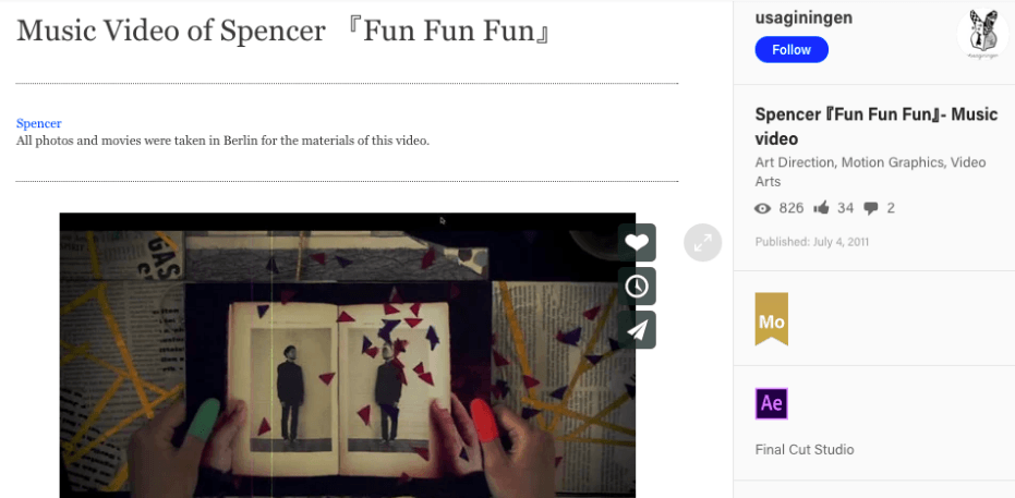 Vimeo Freelance Videographer Portolios