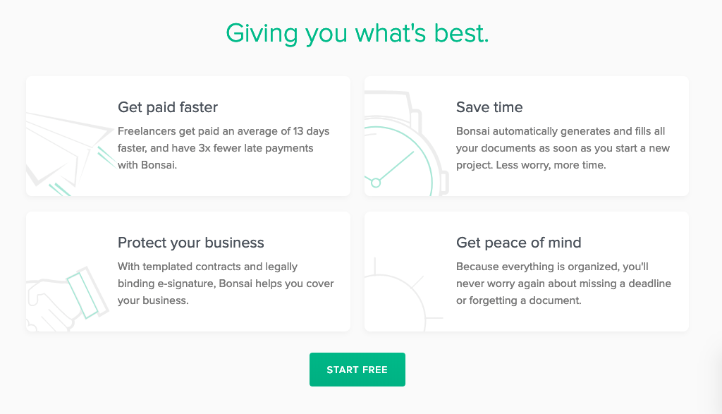 Hello Bonsai is a really great tool for freelancers and agencies